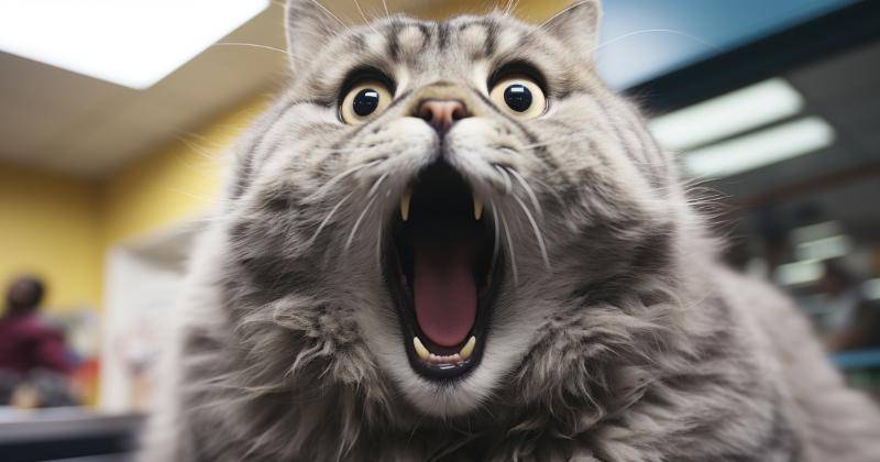 12 Foto Lucu Kucing Kaget, Ekspresinya Gemas dan Bikin Ngakak
